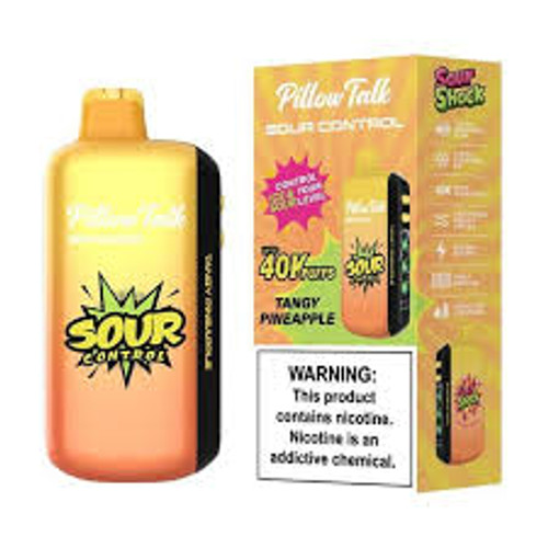PILLOW TALK SOUR SHOCK - 40K PUFFS - TANGY PINEAPPLE