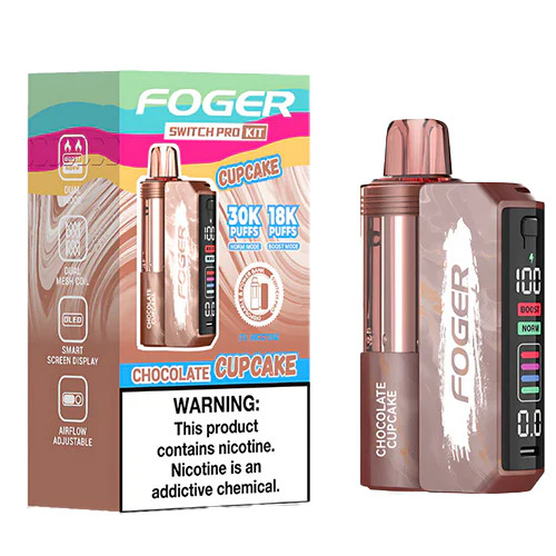 FOGER SWITCH PRO KIT - 30K PUFFS - COCONUT CUPCAKE FOGER SWITCH PRO KIT - 30K PUFFS - COCONUT CUPCAKE