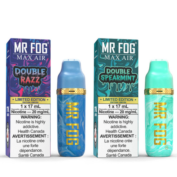 MR FOG MAX AIR MA8500 5% NICOTINE 8500 PUFFS RECHARGEABLE DISPOSABLE VAPE