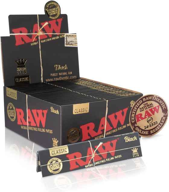 RAW CLASSIC KING SIZE SLIM – BLACK