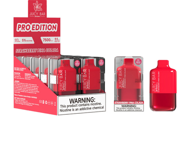 JUICY BAR 5% PRO EDITION DISPOSABLE DEVICE 7500 PUFFS 17ML