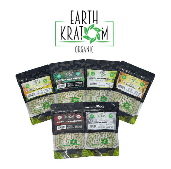 EARTH KRATOM – 300 CAPS