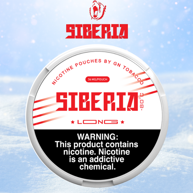 SIBERIA NICOTINE POUCHES LONG 36MG 14-PACK