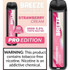 BREEZE SMOKE PRO 5% DISPOSABLE VAPE 6ML 2000 PUFFS (STRAWBERRY CREAM - FLAVOR)