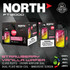 NORTH 12000 PUFFS - 5% NIC - 15ML - DISPOSABLE VAPE RECHARGEABLE