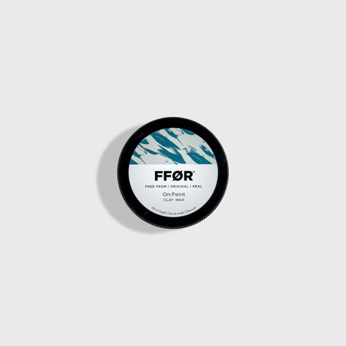FFOR Hair Care On Point clay wax adds texture and definition to hair