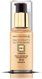 Max Factor Facefinity 3 in 1 Foundation - 63 Sun Beige