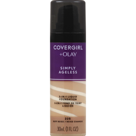 Covergirl 30ml Olay 3-In-1 Liquid Foundation 225 Buff Beige