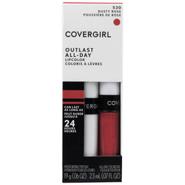 Covergirl Pk2 Outlast All-Day Lipcolor 530 Dusty Rose