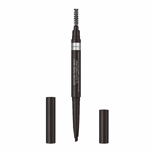 Rimmel Brow This Way Fill & Sculpt Eyebrow Definer Pen - 004 Soft Black