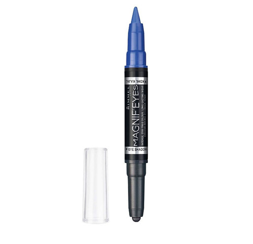 Rimmel Magnif'Eyes Double Ended Eye Shadow Pencil - 004 Dark Side Of Blue