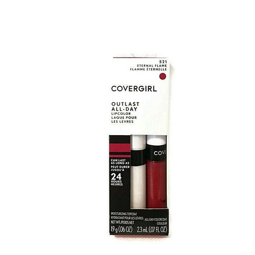 Covergirl Pk2 Outlast All-Day Lipcolor 521 Eternal Flame