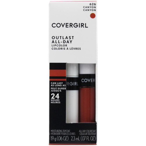 Covergirl Pk2 Outlast All-Day Lipcolor 626 Canyon