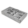 Cassette d'instruments en acier inoxydable autoclavable