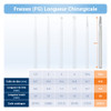 Fraise dentaire - Fraise conique à coupes croisées 702L - 25mm FG (longueur chirurgicale) - Pack de 5