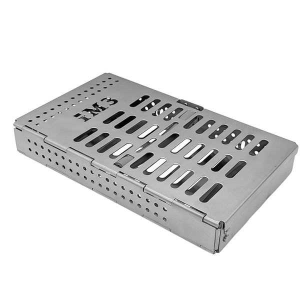 Cassette d'instruments en acier inoxydable autoclavable