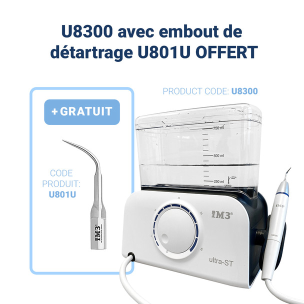 Détartreur ultrasonique piézo iM3 Ultra ST