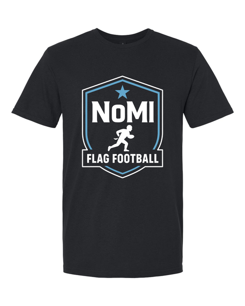NoMi Flag Football Shield Tee