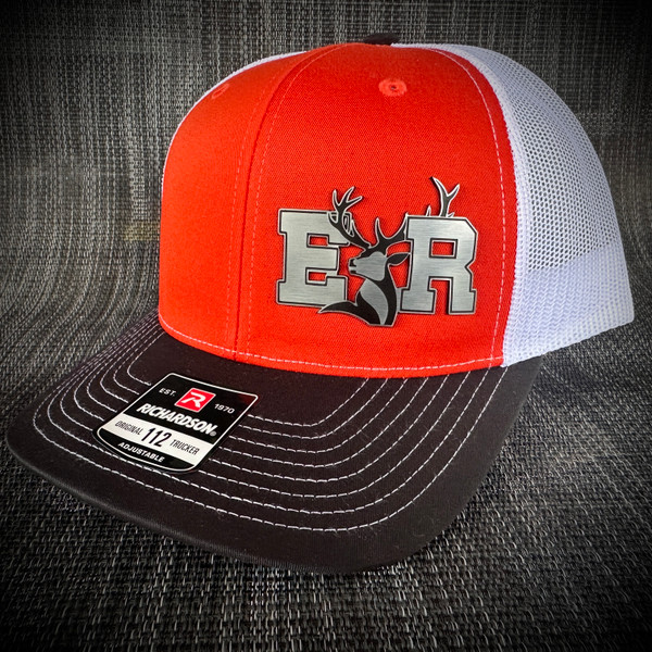 Elk Rapids Snapback Tri-Color Hat Silver Acrylic Logo