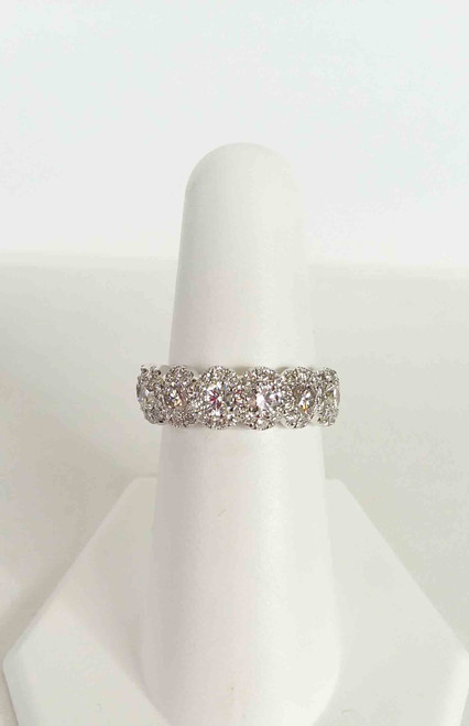 18K White Gold Diamond Fashion Band 1.35 DTW
