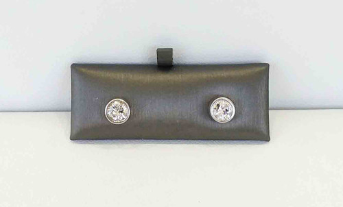 14K White Gold Diamond Studs 0.44 DTW