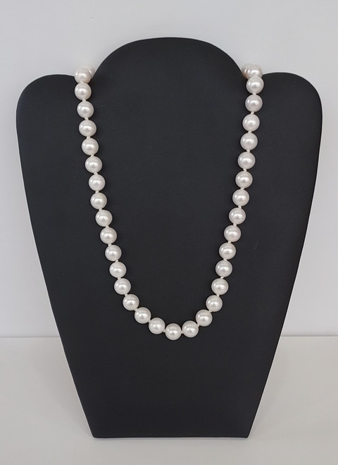 14K White Gold 18" Freshwater Pearl Strand 