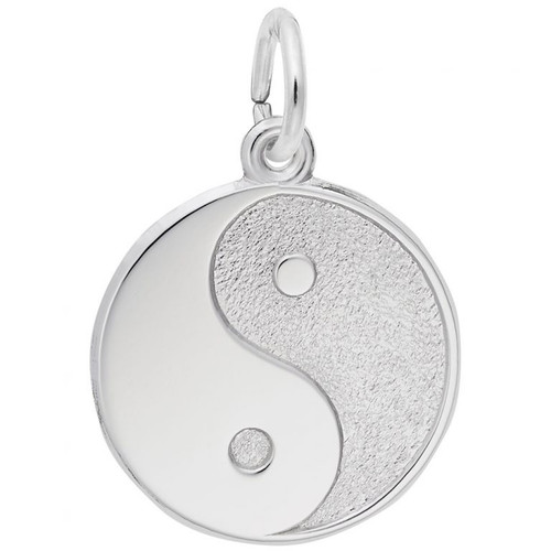 Sterling Silver Yin & Yang Charm 