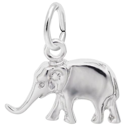 Sterling Silver Elephant Charm 
