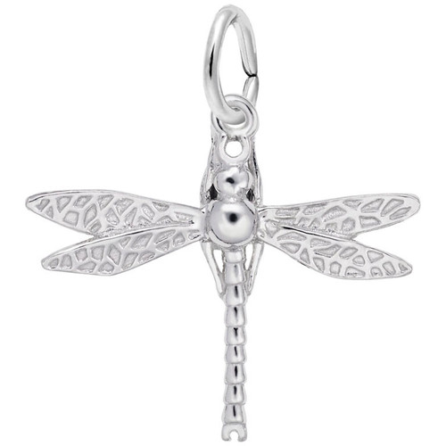Sterling Silver Dragonfly Charm 