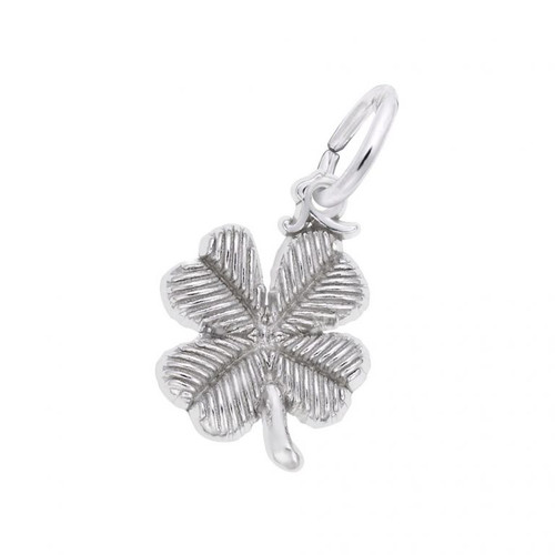Sterling Silver Four-Leaf Clover Charm 