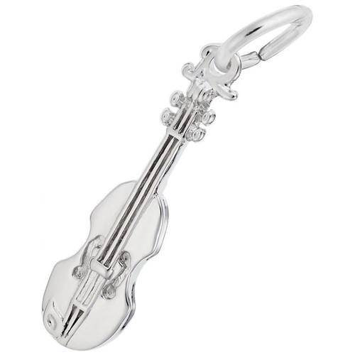 Sterling Silver Violin Charm 