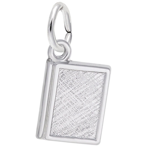 Sterling Silver Book Charm 
