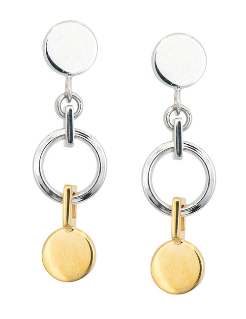 Two-Tone Disc Dangles