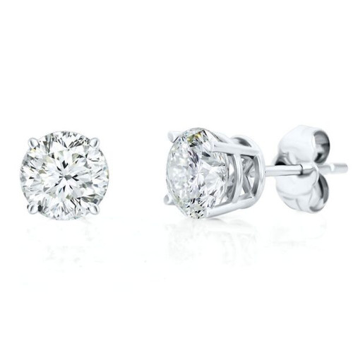 14KW 1.00 CTW Natural Diamond Studs