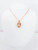 14K Rose Gold Morganite & Diamond Necklace
