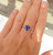 14K Rose Gold Tanzanite & Diamond Ring 