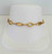 14K Yellow Gold Marquise Link Bracelet