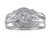 14K White Gold Diamond Wedding Set
