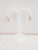 14K Yellow Gold Graduated Diamond Hoops