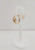 14K Yellow Gold Diamond Pear-Shaped Hoops