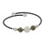 Rubber Cuff-Freshwater Pearl & Smokey Quartz 