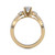 14K Yellow Gold Lab-Grown Diamond Engagement Ring 
