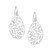 Sterling Silver Filigree Teardrop Dangles 