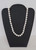 14K White Gold 18" Freshwater Pearl Strand 