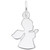 Sterling Silver Angel Charm 