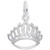 Sterling Silver Tiara Charm 