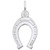 Sterling Silver HorseShoe Charm