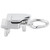 Sterling Silver Piano Charm
