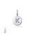 Sterling Silver "K" Charm 