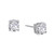 Sterling Silver CZ Studs 2.50 CTW